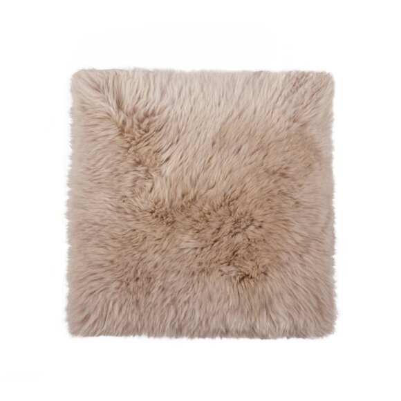 Luxe Other - Natural Home Decor New Zealand Sheepskin Chair Pad | 1-Piece | Taupe | 17"x17"